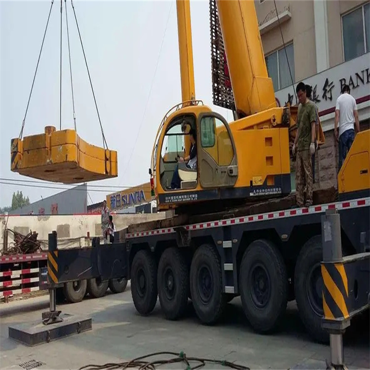 浮梁县当地吊车出租|机器吊装|75吨|工厂搬迁服务